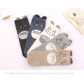 Custom women funny cozy cartoon novelty cotton socks with low price